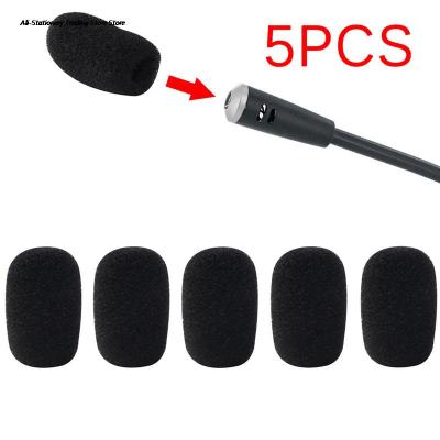 【Innovative】 5Pcs Mic Microfoon Headset Grill Voorruit Spons Foam Pad Black Mic Cover