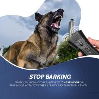 Dog Repeller Anti Barking Stop Bark Training Device Trainer Ultrasonic Battery UD88