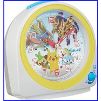 Seiko Clock Alarm Clock Character Pokemon White Pearl 130 x 127 x 71mm CQ422WTH