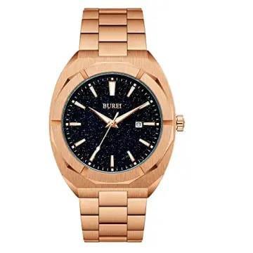 Burei rose gold watch hot sale