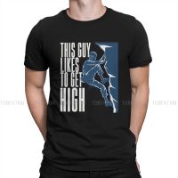 This Guy Likes To Get High Harajuku Tshirt Climbing Outdoor Sports Creative T Shirt Men Short Sleeve 100% Cotton Gift Clothes