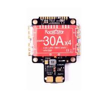 Racerstar 30A StarF4S Blheli_S Dshot 4 In 1 ESC AIO F4 OSD เครื่องควบคุมการบิน W/ BEC เซ็นเซอร์ปัจจุบัน