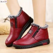 ZOOPF Women s Casual Snow Boots Waterproof Soft Round Toe Shoes for Female