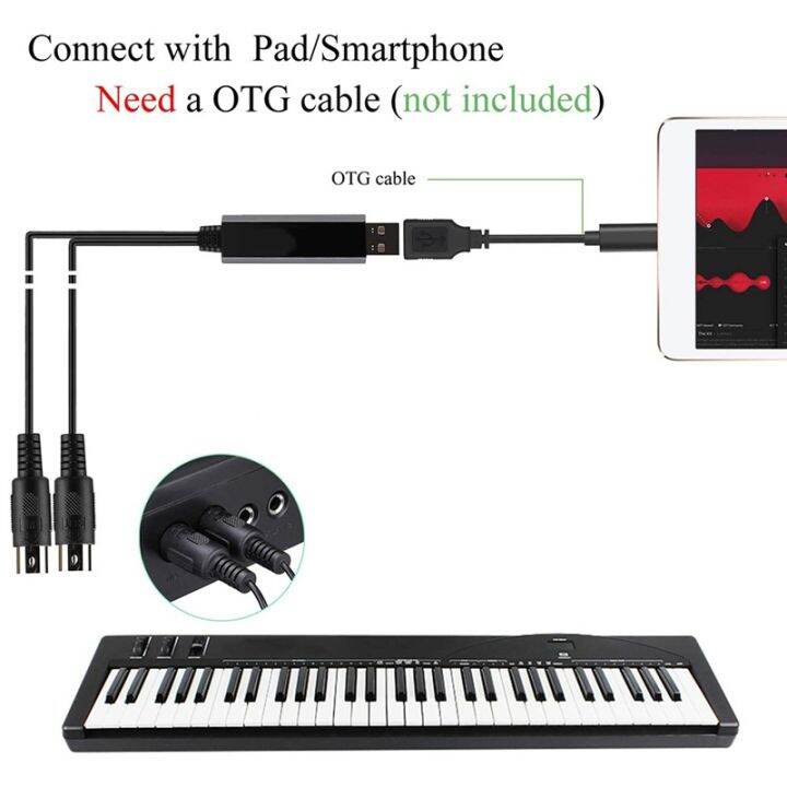 2x-usb-midi-cable-converter-usb-interface-to-in-out-midi-cord-for-pc-laptop-to-piano-keyboard-in-music-studio-6-5ft