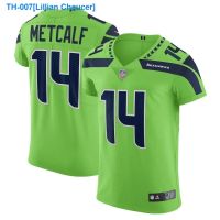 ☊♨❐ Lillian Chaucer Football NFL Seattle airport Seattle Seahawks served 14 DK Metcalf shirt male