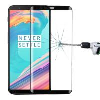 สำหรับ OnePlus 5T 3D ขอบโค้งความแข็ง9H ปกป้องหน้าจอกระจกนิรภัย (สีดำ)