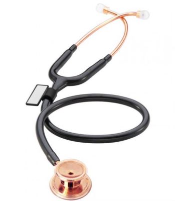 MDF หูฟังทางการแพทย์ Stethoscope MD One 777RG#11  Rose Gold Edition - Black (สีดำ)