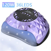 UV LED Lamp Nail Lamp Nail Dryer for all Gel Polish Fast Curing with 4 Timers Large Space Automatic Sensor Nails Equipment