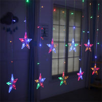 Garland Fairy Lights Curtain Light LED Christmas Deer Tree Clock Star Strings Indoor Family Gathering Outdoor Wedding Decoration