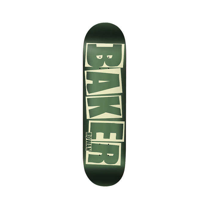 Baker Rowan Zorilla Brand Logo Green Foil B2 Skateboard Deck 8.0 ...