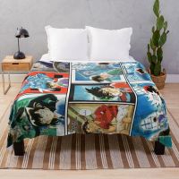 Ready Stock Detective Conan Edit - Color Pages Throw Blanket Designer Blankets fluffy blanket Bed Fashionable Blanket Custom Blanket