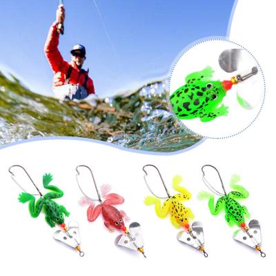 Single Hook Frog Fishing Lure Simulation Bait Fishing And To Buoyant Use Easy Gear C8T7