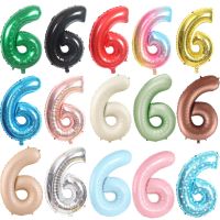 32inch Number Theme 0-9 Balloons for Happy Birthday Decoration Supplies