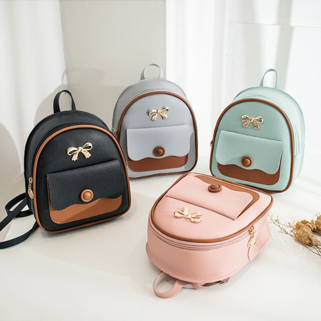 Fashion New Korean Style Mini Backpack Small Backless Bag Multi