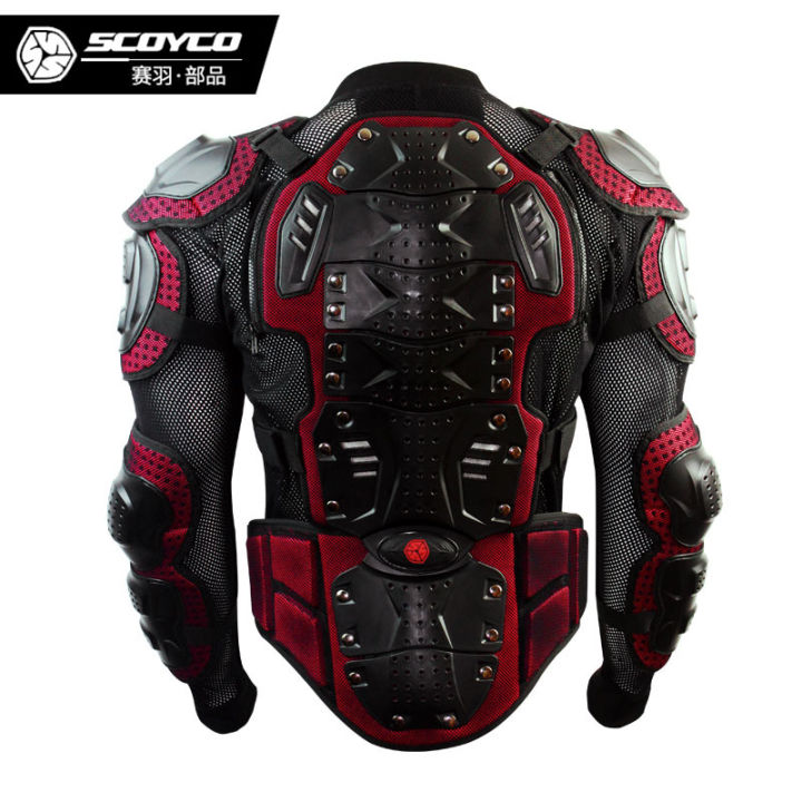 scoyco-race-feather-off-road-รถจักรยานยนต์ขี่เกียร์ป้องกัน-anti-fall-ชุด-racing-knight-อุปกรณ์เสื้อเกราะ-am02-2