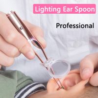 Ear Cleaner Tweezers Visible Earpick Cleaning Lght Ear Children Light-Emitting Nose Dung Clip Spoon Tool Visual Earspoon