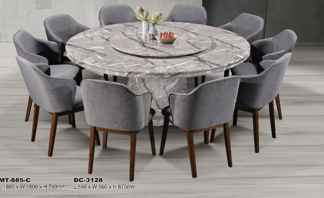 6ft Round 1 10 100 Real Marble Dining Set Delivery By Er Free Install Lazada 6ft Round 1 10 100 Real Marble Dining, Real Marble Dining Table Set