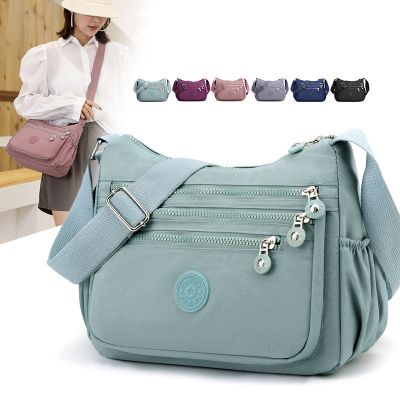 Womens Messenger large capacity Shoulder Bag Polyester Fashion Cosmetic Bag Simple and Versatile Handbag Crossbody Bag