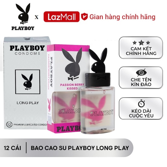 Bao cao su playboy long play 12 bao - ảnh sản phẩm 1