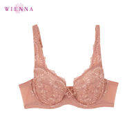 Wienna DB44901 ชุดชั้นใน เสื้อใน เวียนนา Beauty เสื้อชั้นใน มีโครง ไซซ์ C,D,E 34-36 สีส้มโอรส (Tulip Carnation)