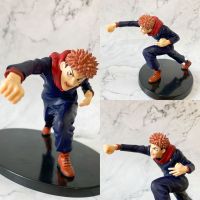 ANCHE PVC เวอร์ชั่น Q Jujutsu Kaisen Itadori Yuji ฟิกเกอร์ของเล่นย่อส่วน Itadori Yuji หุ่นแอ็คชั่น Jujutsu Kaisen โมเดลโมเดลตุ๊กตาแอคชั่น