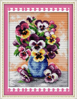 Orchid (7) cross stitch kit DIY hand embroidery set craft handmade needlework cross-stitching DMC color Dreamfounder