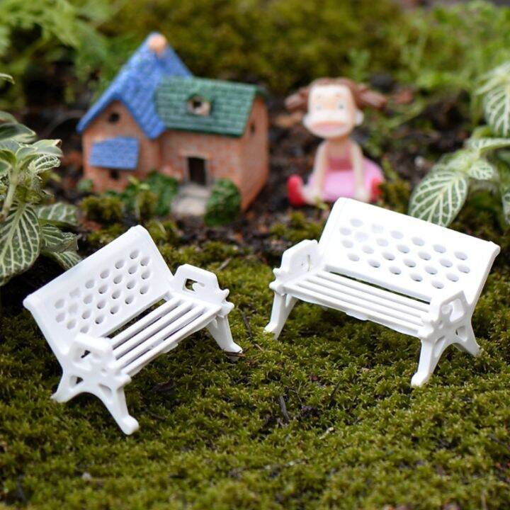 เก้าอี้-garden-craft-กระถางต้นไม้เครื่องประดับนางฟ้โมเดลตัวจิ๋ว-dollhouse-decor