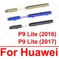 【XX】Botões De Volume De Energia Para Huawei P9 Lite 2016 P9 Lite 2017 Lado Fora De Potência Volume De Substituição De Teclas