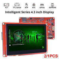 21PCS 4.3นิ้ว LCD-TFT HMI จอแสดงผล Capacitiresistive Touch Panel โมดูล RGB 65K NX4827P043สี011R C อัจฉริยะ Series