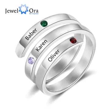 Customizable hot sale mothers rings