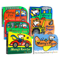 Masiy mouse Bobo vehicle modeling book 7 volumes for sale in English original picture books, childrens picture books and cardboard books maisy S fire engine / digger / train / bus by Lucy cousins