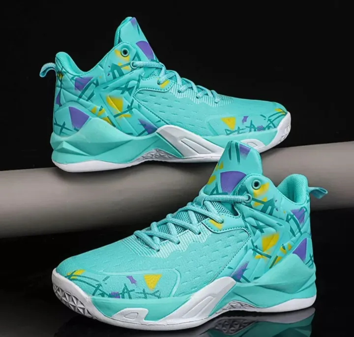 New high top basketball shoes for men and women Lazada PH