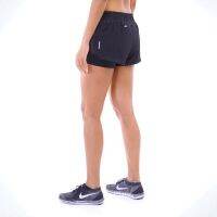 Training Lab Woman 2 in 1 Race Shorts Black กางเกงวิ่งขาสั้นหญิง (6015B)