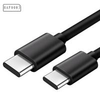 HAF0083 0.3ม./0.5ม. 1เมตร/1.5เมตร/2เมตร Pd 60W สาย USB C ประเภท C ชาร์จได้อย่างรวดเร็ว สายซิงค์ สายดาต้า เครื่องชาร์จชนิด C สายเคเบิลชนิด C สายดาต้า สายชาร์จ สายชาร์จโทรศัพท์มือถือ