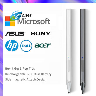 ปากกาแม่เหล็กปากกาแท็บเล็ต4096ระดับใช้ได้กับแท็บเล็ต Surface Pro 3/4/5/6/7 Pro X