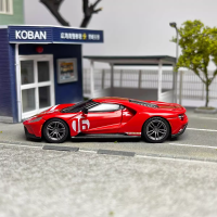 Diecast 164 Scale Ford GT 16กีฬารถแข่งรถโลหะผสมรุ่นสะสมเครื่องประดับโลหะเด็กของขวัญ Toy