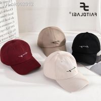 ◇ Cotton Women Baseball Cap Letter Embroidery Outdoor Visor Sun Hat Unisex Solid Color Simple Hip Hop Cap Adjustable Casual Bonnet