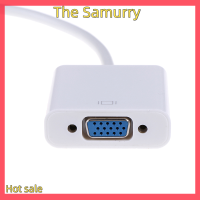 Samurry ✨Hot Sale✨ Car 1pcs HDMI TO VGA Converter Adapter HD 1080P สีขาว