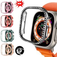 Diamond Case For Apple watch Ultra 49mm 41mm 45mm 44mm 40mm 42mm 38mm Bling Bumper Protector Cover iWatch series 7 8 3 4 5 6 se