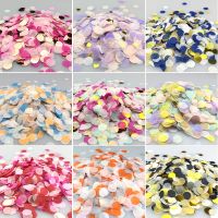 【YF】 1000pcs/bag 1cm Paper Color for Wedding Birthday Decoration Round Tissue Balloons 10g Baby Shower Decorations