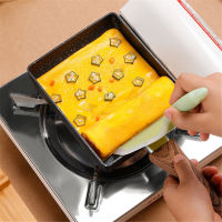 13*18cm Japanese Non Stick Frying Pan Glass Lid Spatula Tamagoyaki Fry Egg Pancake Maker Aluminum Pot Kitchen Cookware Gadget