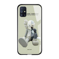 UCUC เคสโทรศัพท์เคสสำหรับ Samsung M51เคสโทรศัพท์สำหรับสาวHard Shell Slimกระจกเทมเปอร์กรณี