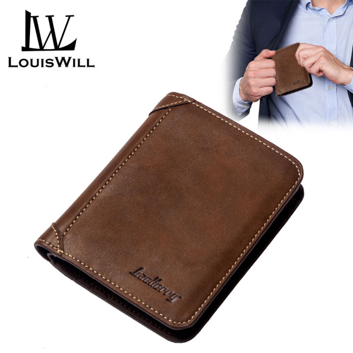 Men's Long Wallet Bifold Leather Zip Coin Multi Card Holder Purse Clutch  Handbag