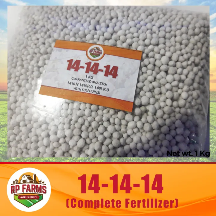 Complete Fertilizer 141414 (Triple 14) 1kg Lazada PH