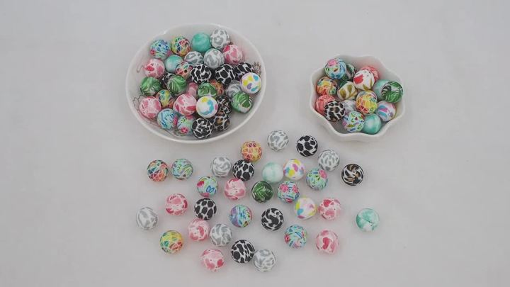 Silicone focal beads for Beadable Pen DIY Crafting