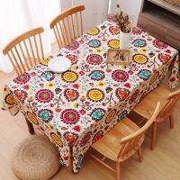 【small stationery】    Mandala TableBohemian FloralTable Cover ColorfulTablecloth ForDinning Room Nappe Tafelkleed