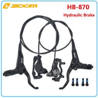 ZOOM HB-870 HB-875 2 Pistons Bicycle Hydraulic Brake for MTB Bike Disc Brake Front 800mm / Rear 1400mm Mtb Brakes Hydraulic Set