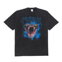 POISON.TEE เสื้อยืดทรงโอเวอร์ไซส์