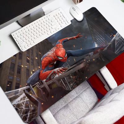 ☌ ❇ คีย์บอร์ด Spiderman Mouse Pad แผ่นรองเมาส์เกมมิ่ง XXL แผ่นรองเมาส์การ์ตูนขนาดใหญ่