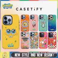 Cartoon Series Cute Spongebob CASETiFY Phone Case Compatible For iPhone14/13/12/11/Pro/Max iPhone Case IX XS MAX XR 6 6s 7 8 Plus Cases Shockproof Bumper Silicone Soft Cover